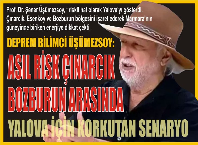 Asil risk Cinarcik Bozburun arasi